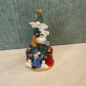 Vintage 1997 Hallmark Nativity Keepsake Ornament Tree Christmas Magi Angel EUC